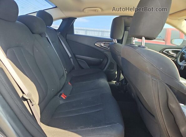 1C3CCCFB1HN509497 2017 CHRYSLER 200 Gray Rear seats view