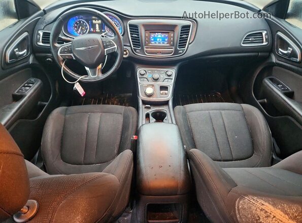 1C3CCCFB2HN508763 2017 CHRYSLER 200 White Dashboard view