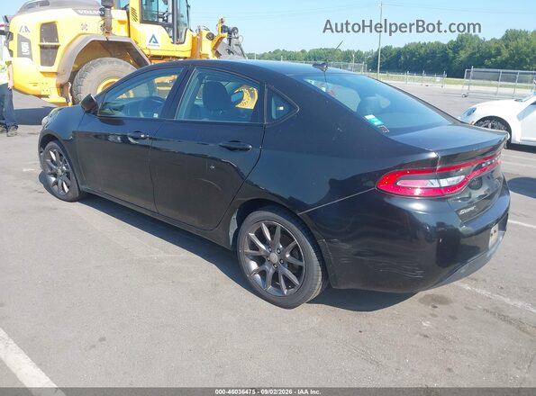 1C3CDFAA7GD564389 2016 DODGE DART Black Задня ліва чверть