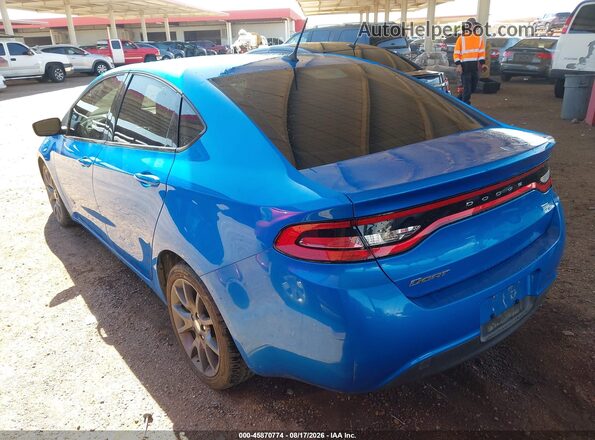 1C3CDFAA8GD540411 2016 DODGE DART Blue უკანა მარცხენა