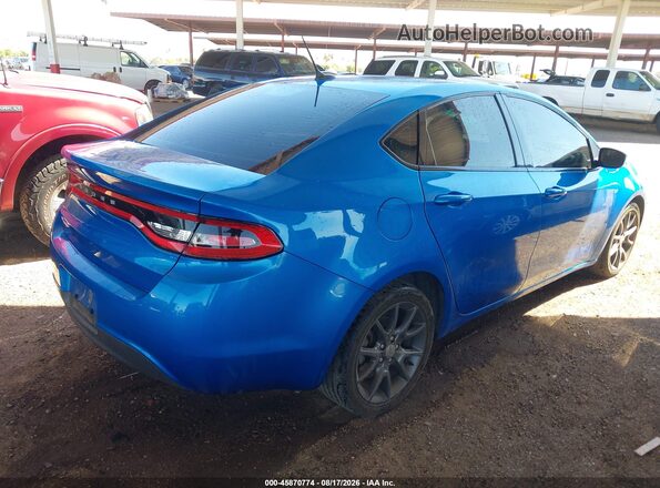 1C3CDFAA8GD540411 2016 DODGE DART Blue უკანა მარჯვენა
