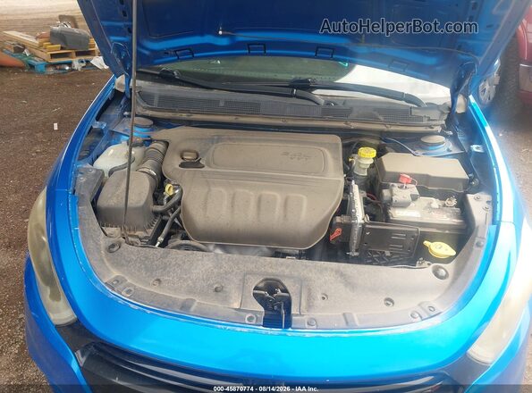 1C3CDFAA8GD540411 2016 DODGE DART Blue უკანა ხედი