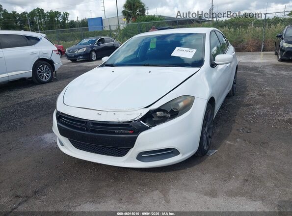 1C3CDFAA9GD607761 2016 DODGE DART Белый Вид спереди