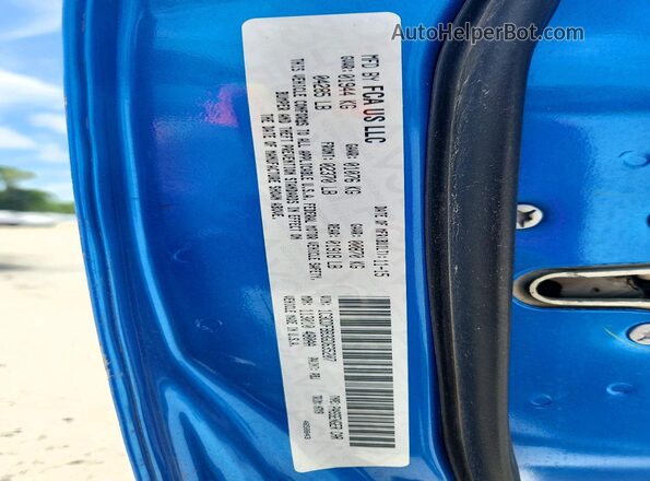 1C3CDFBB3GD635207 2016 DODGE DART Blue Vista del compartimento del motor