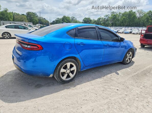 1C3CDFBB3GD635207 2016 DODGE DART Blue Trasero derecho