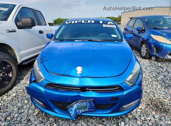 1C3CDFBB3GD635207 2016 DODGE DART Blue Vista frontal