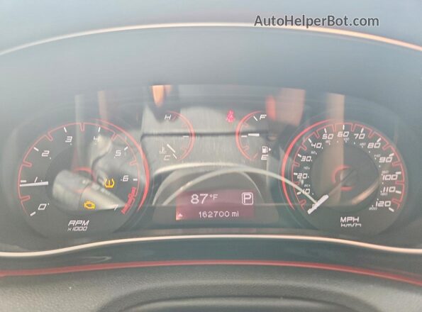 1C3CDFBB3GD635207 2016 DODGE DART Blue Vista del cuadro de instrumentos