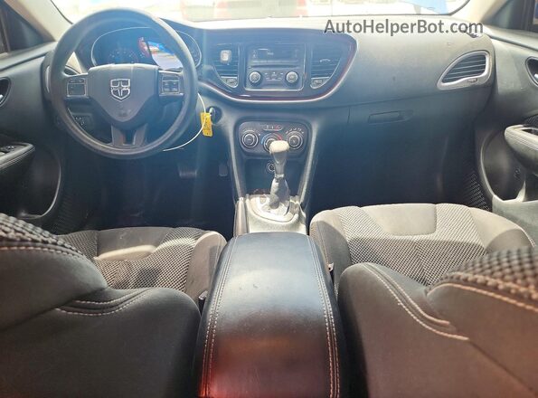 1C3CDFBB3GD635207 2016 DODGE DART Blue Vista del salpicadero