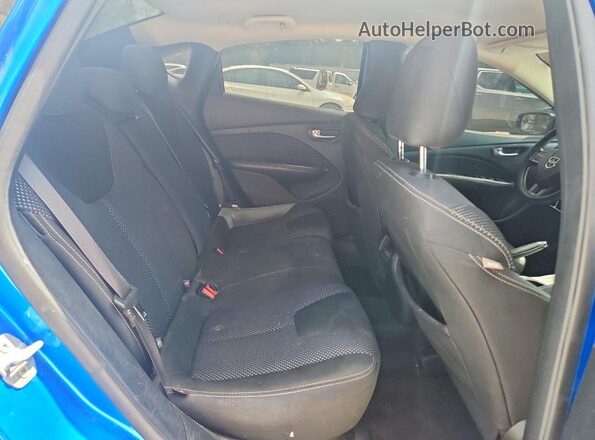 1C3CDFBB3GD635207 2016 DODGE DART Blue Vista de los asientos traseros