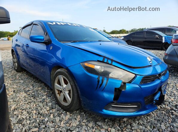 1C3CDFBB3GD635207 2016 DODGE DART Blue Delantero derecho