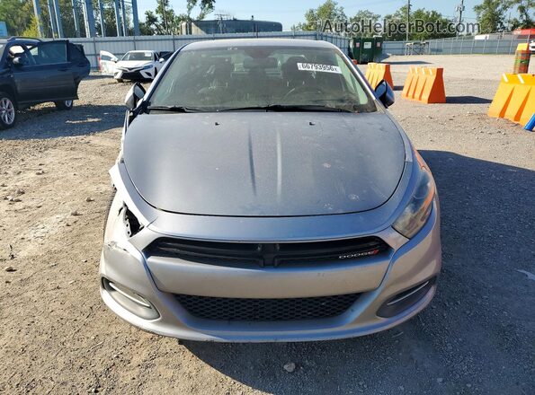 1C3CDFBB4GD629786 2016 DODGE DART Silver Front view