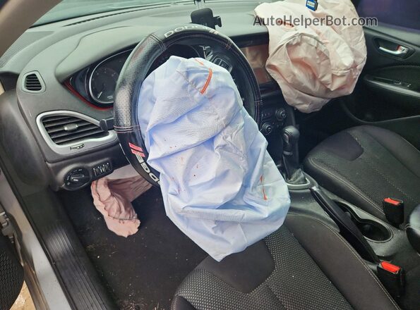 1C3CDFBB7FD150325 2015 DODGE DART Серебряный Вид панели приборов