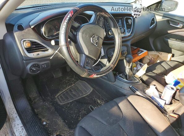 1C3CDFBB8GD577286 2016 DODGE DART White Dashboard view