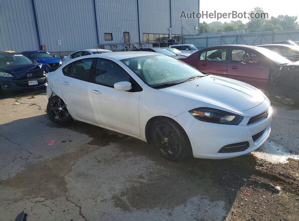 1C3CDFBB8GD577286 2016 DODGE DART White Front right