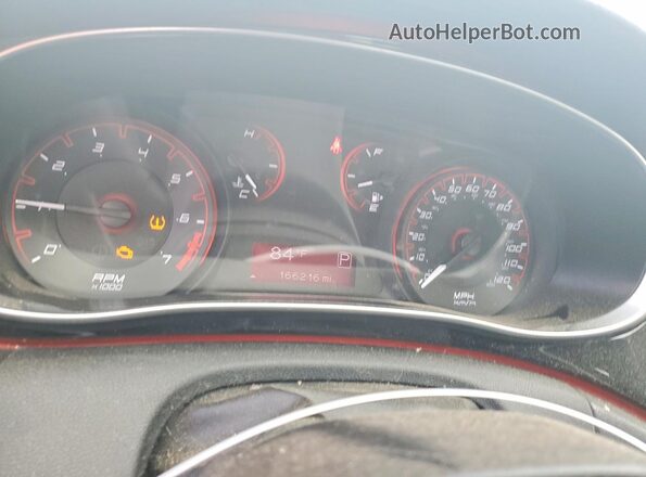 1C3CDFBB8GD577286 2016 DODGE DART White Instrument cluster view
