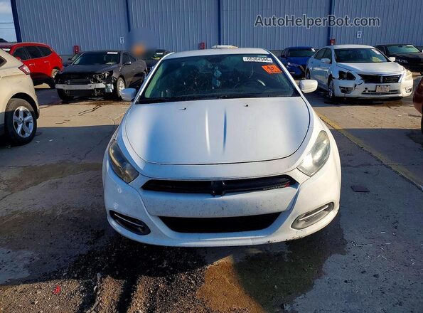 1C3CDFBB8GD577286 2016 DODGE DART White Front view