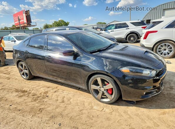1C3CDFEB1GD728223 2016 DODGE DART Black წინა მარჯვენა
