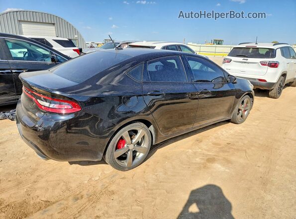 1C3CDFEB1GD728223 2016 DODGE DART Black უკანა მარჯვენა