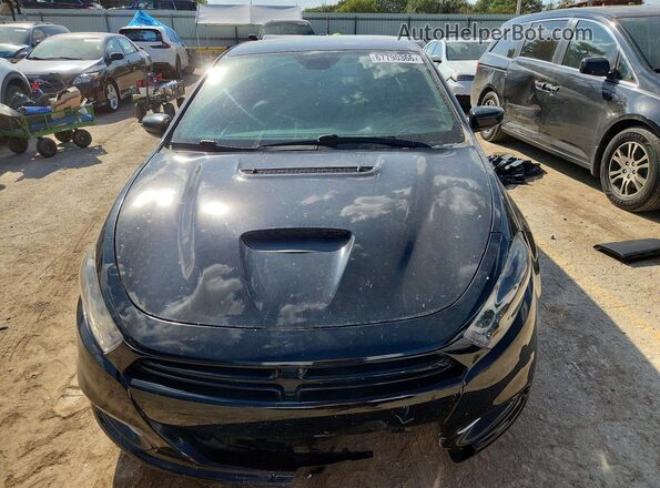 1C3CDFEB1GD728223 2016 DODGE DART Black წინა ხედი