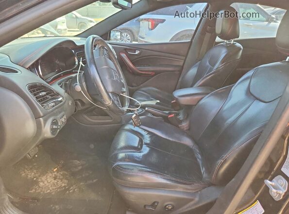 1C3CDFEB1GD728223 2016 DODGE DART Black წინა სალონის ხედი