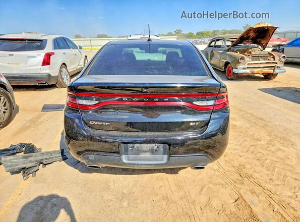 1C3CDFEB1GD728223 2016 DODGE DART Black უკანა ხედი