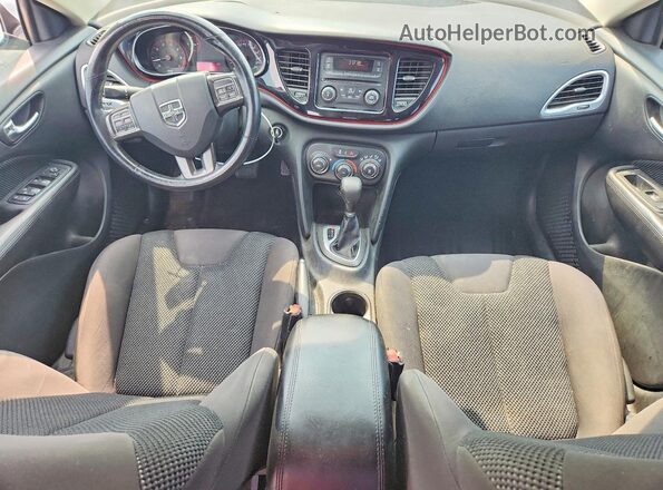 1C3CDFFA4GD821825 2016 DODGE DART Белый Вид панели приборов