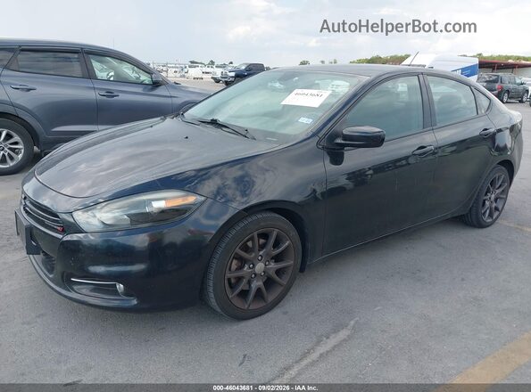 1C3CDFFAXGD823210 2016 DODGE DART Black Передня ліва чверть