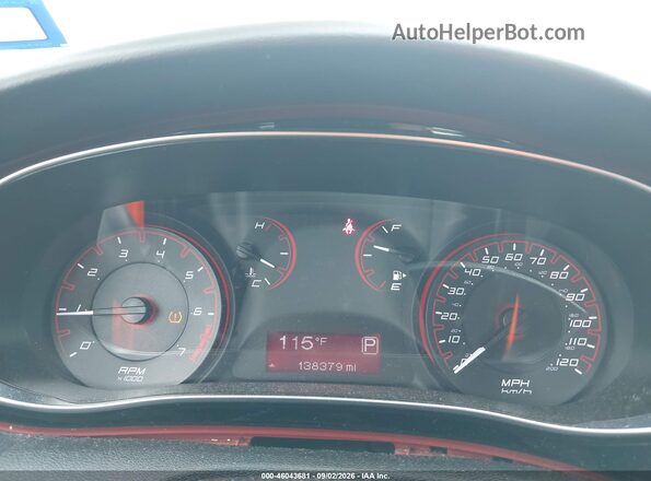 1C3CDFFAXGD823210 2016 DODGE DART Black Вид задніх сидінь