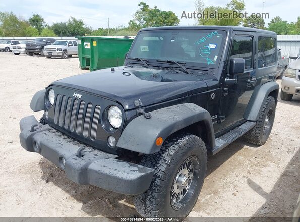 1C4AJWAGXGL309192 2016 JEEP WRANGLER Black Передня ліва чверть