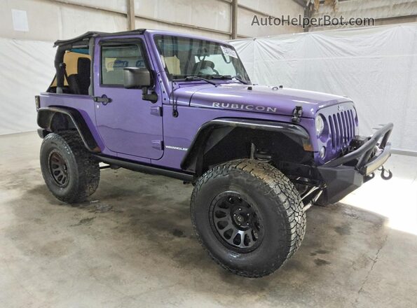 1C4BJWCG6HL593441 2017 JEEP WRANGLER Фиолетовый Передняя правая четверть