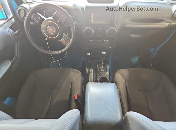 1C4BJWDG5HL611961 2017 JEEP WRANGLER Blue Առջևի վահանակի տեսք