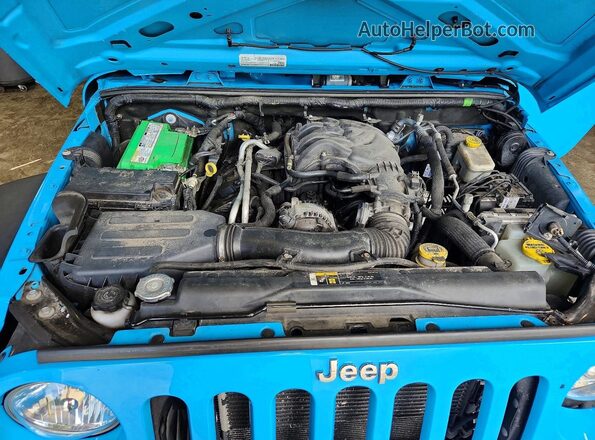 1C4BJWDG5HL611961 2017 JEEP WRANGLER Blue Սալոնի հետևի տեսք