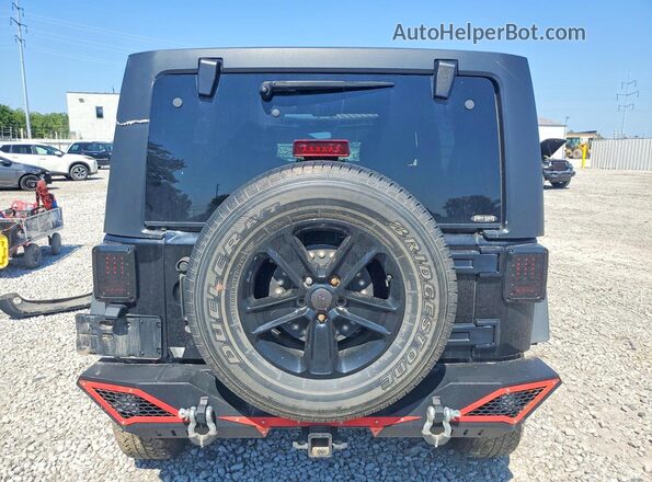1C4BJWDG7GL149756 2016 JEEP WRANGLER Black Widok z tyłu