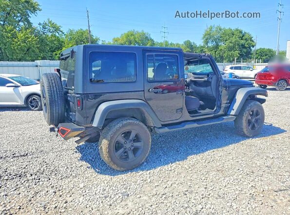 1C4BJWDG7GL149756 2016 JEEP WRANGLER Black Tył prawy