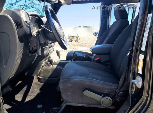 1C4BJWDG7GL149756 2016 JEEP WRANGLER Black Widok wnętrza z przodu