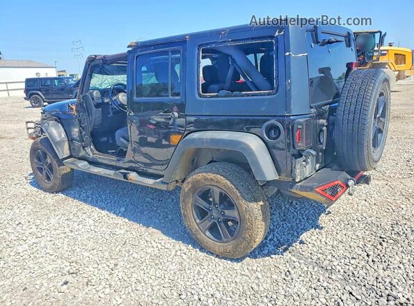 1C4BJWDG7GL149756 2016 JEEP WRANGLER Black Tył lewy