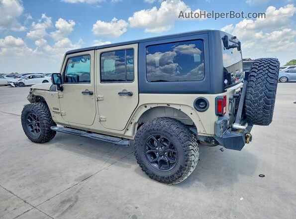 1C4BJWDG7HL672339 2017 JEEP WRANGLER Tan უკანა მარცხენა