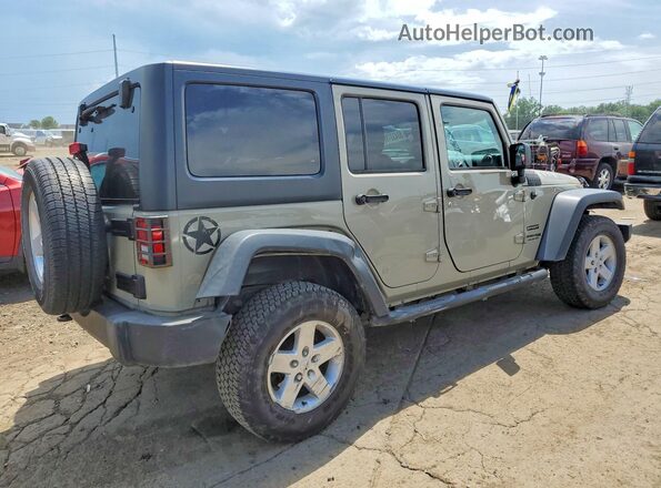 1C4BJWDG7JL825775 2018 JEEP WRANGLER Beige Rear right