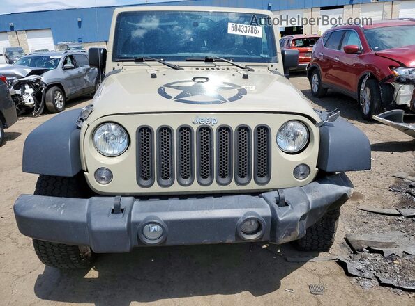 1C4BJWDG7JL825775 2018 JEEP WRANGLER Beige Front view