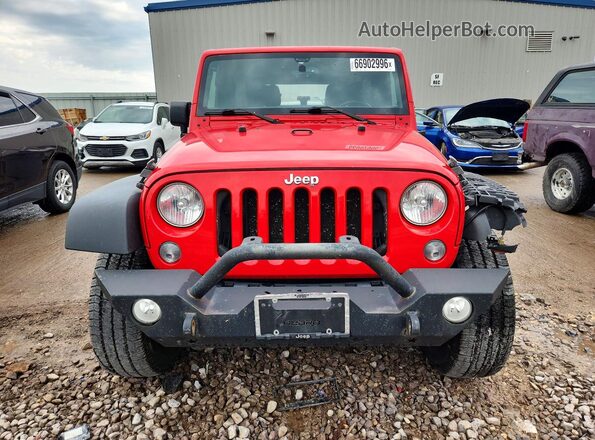 1C4BJWDGXGL339308 2016 JEEP WRANGLER Red Вид спереду