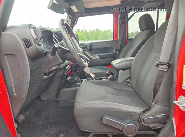 1C4BJWDGXGL339308 2016 JEEP WRANGLER Red Вид салону спереду