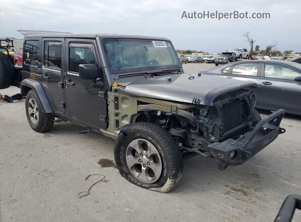 1C4BJWEG7GL340060 2016 JEEP WRANGLER Черный Передняя правая четверть