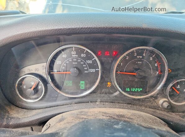 1C4BJWEG8GL109149 2016 JEEP WRANGLER Black Вид щитка приладів