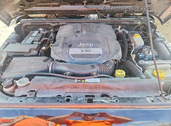 1C4BJWEG8GL109149 2016 JEEP WRANGLER Black Вид підкапотного простору