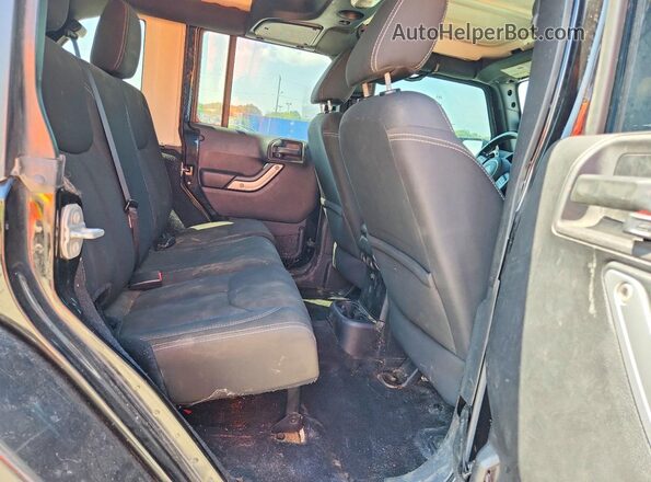 1C4BJWEG8GL109149 2016 JEEP WRANGLER Black Вид задньої частини салону