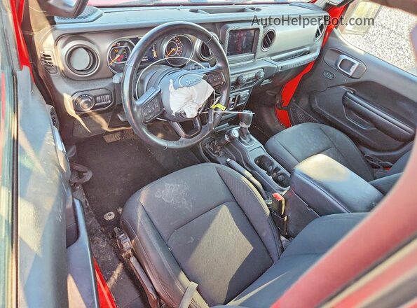 1C4GJXAN2LW203214 2020 JEEP WRANGLER Red Dashboard view