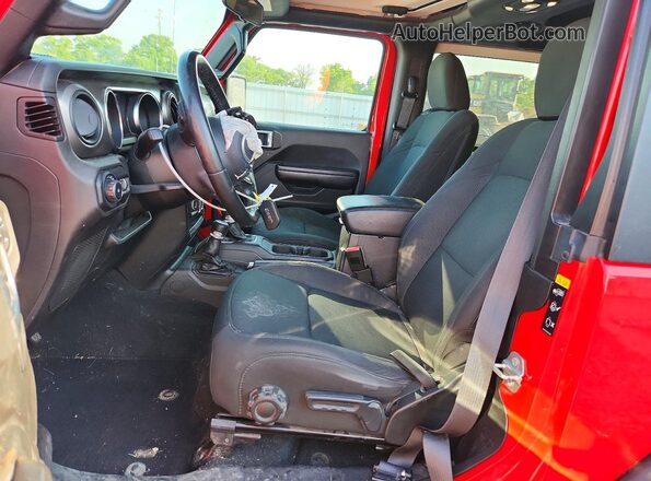 1C4GJXAN2LW203214 2020 JEEP WRANGLER Red Front interior view