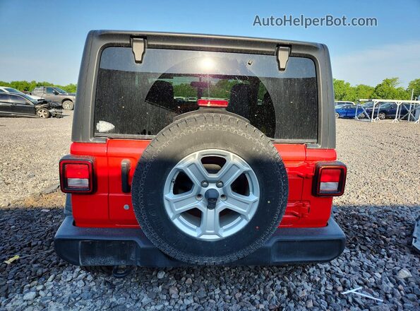 1C4GJXAN2LW203214 2020 JEEP WRANGLER Red Rear view