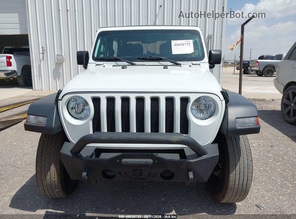 1C4GJXAN8PW640608 2023 JEEP WRANGLER White Դիմացի տեսք