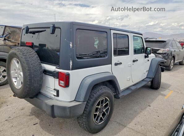 1C4HJWDG7JL919682 2018 JEEP WRANGLER Белый Задняя правая четверть